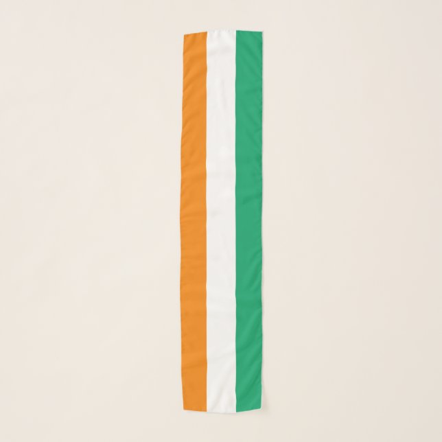 Ivory Coast Flag Scarf (Front)
