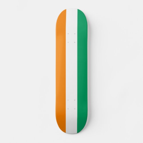 Ivory Coast Flag Skateboard