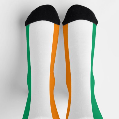 Ivory Coast Flag Socks