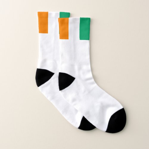 Ivory Coast Flag Socks