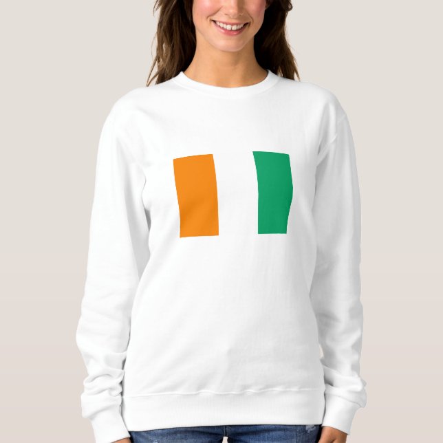 Ivory Coast Flag Sweatshirt (Front)