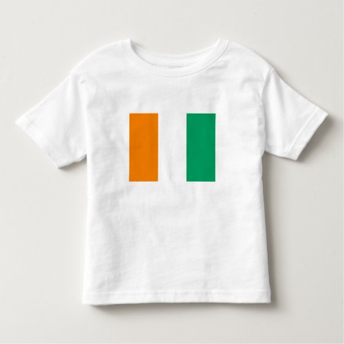 Ivory Coast Flag Toddler T_shirt