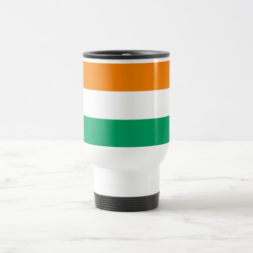 Ivory Coast Flag Travel Mug