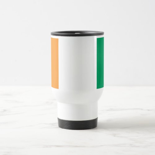 Ivory Coast Flag Travel Mug