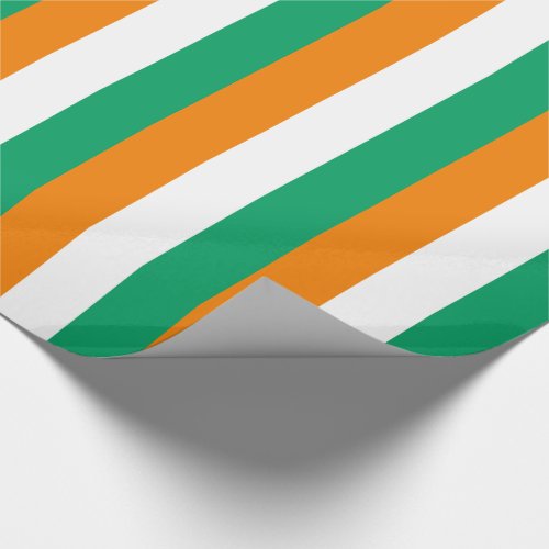 Ivory Coast Flag Wrapping Paper