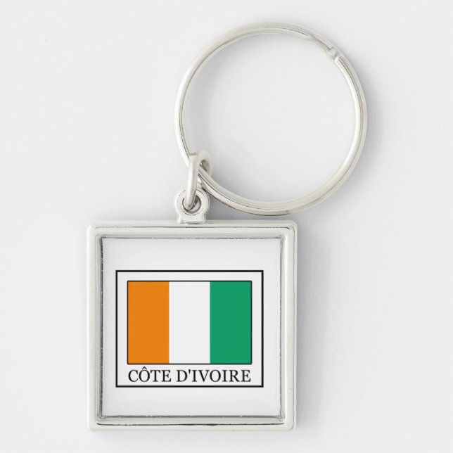 Ivory Coast Keychain (Front)