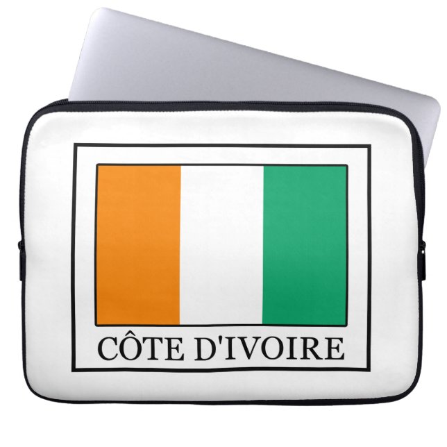 Ivory Coast Laptop Sleeve (Front)