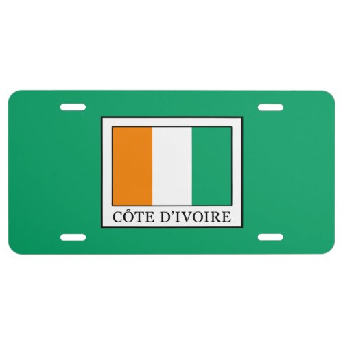 Ivory Coast License Plate