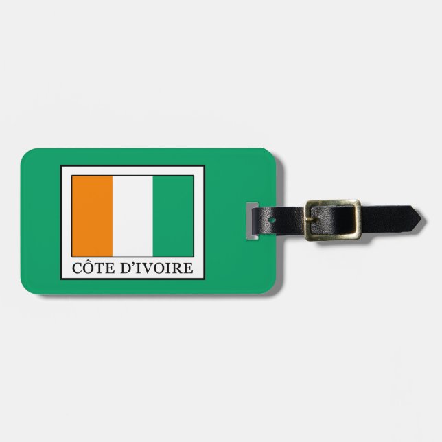 Ivory Coast Luggage Tag (Front Horizontal)
