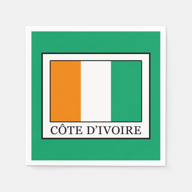 Ivory Coast Napkins (Front)