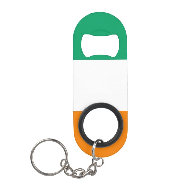Ivory Coast National Pride Patriotic Keychain Bottle Opener (Front)