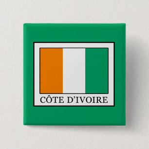 Ivory Coast Pinback Button
