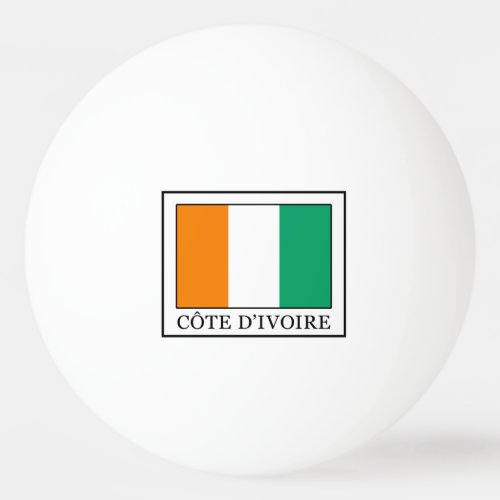 Ivory Coast Ping_Pong Ball