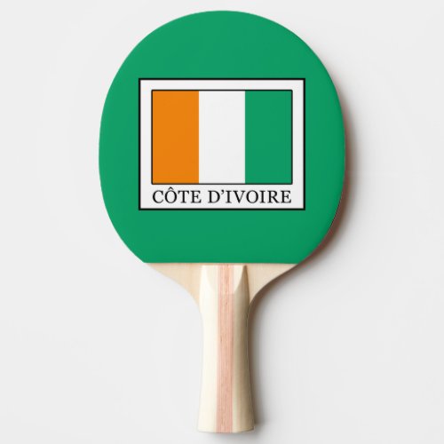 Ivory Coast Ping Pong Paddle