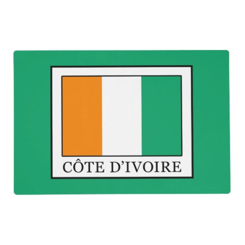 Ivory Coast Placemat