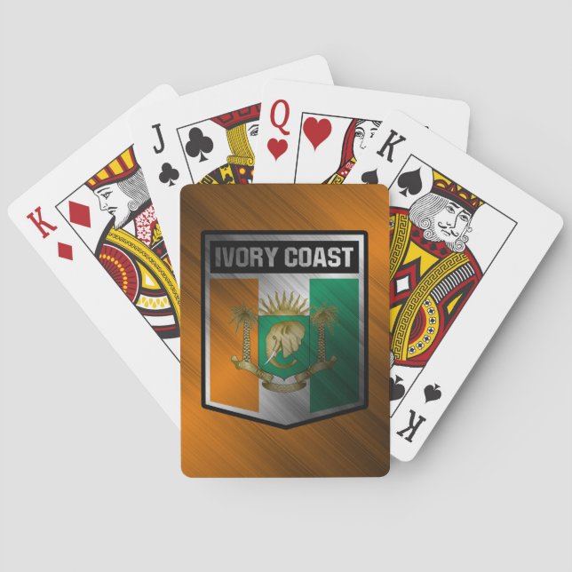 Ivory Coast Poker Cards (Back)