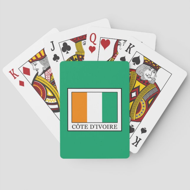 Ivory Coast Poker Cards (Back)