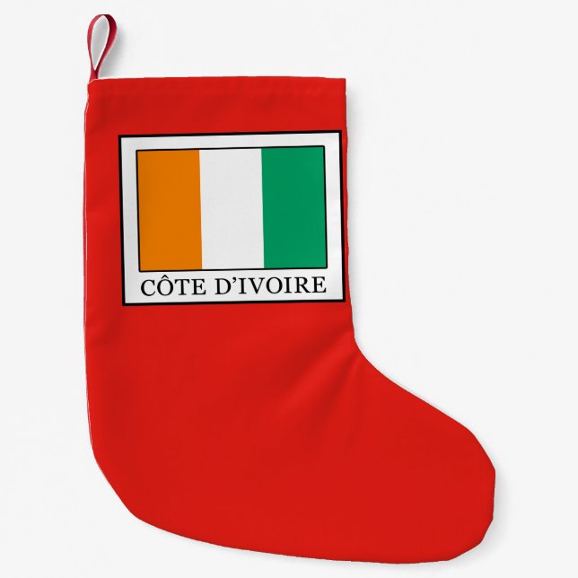 Ivory Coast Small Christmas Stocking (Front)