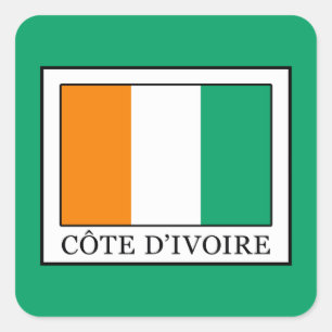 Ivory Coast Square Sticker