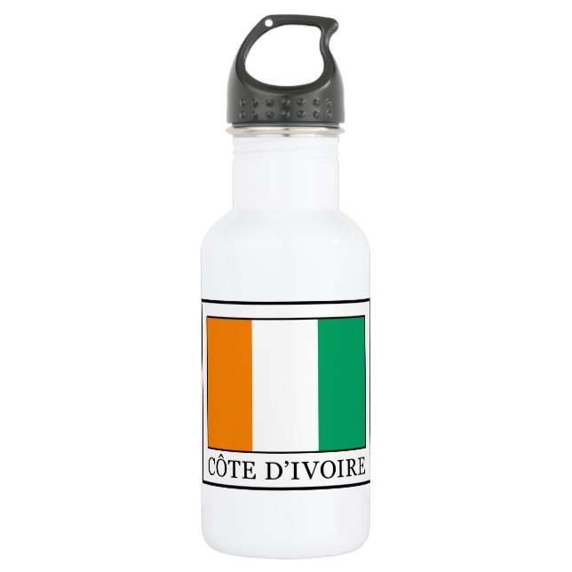 Ivory Coast Stainless Steel Water Bottle (Front)