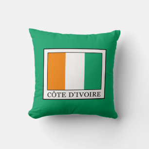 Ivory Coast Throw Pillow