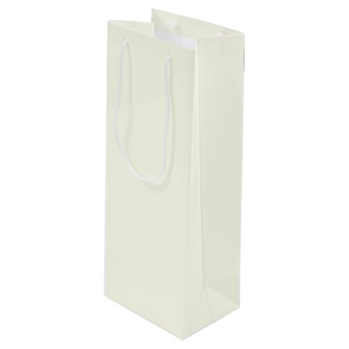 Ivory-Colored Wine Gift Bag