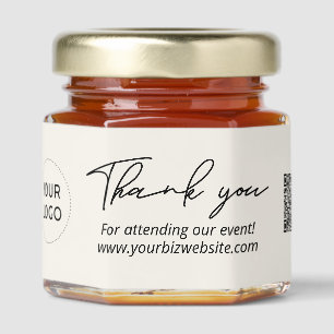 Ivory Corporate Business Events Gift Honey Jar Favors