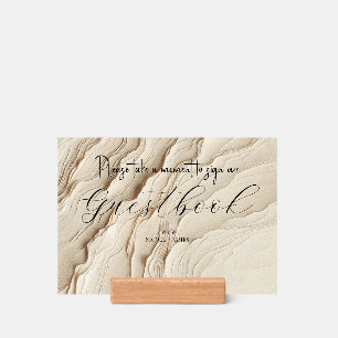 Ivory Cream Bohemian Textured Wedding Holder