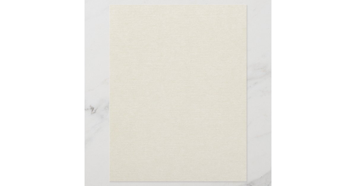 Ivory cream linen printed texture scrapbook paper | Zazzle.com