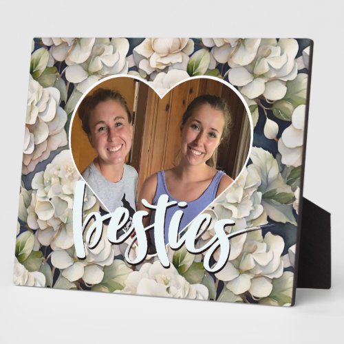 Ivory cream navy hy personalized template _ bestie plaque