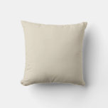 Ivory Cream Solid Accent Throw Pillow at Zazzle