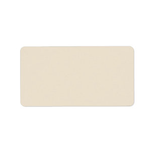 Ivory Cream White Tan Solid Trend Color Background Label