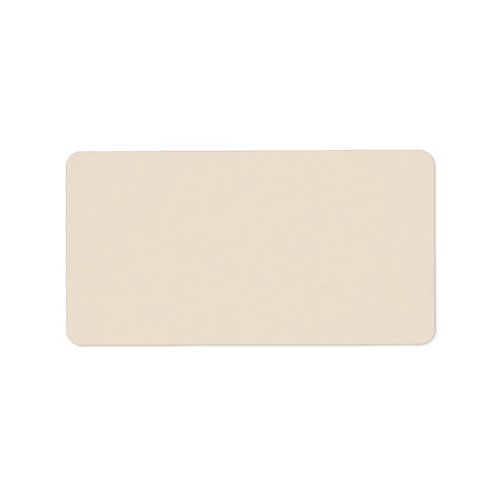 Ivory Cream White Tan Solid Trend Color Background Label