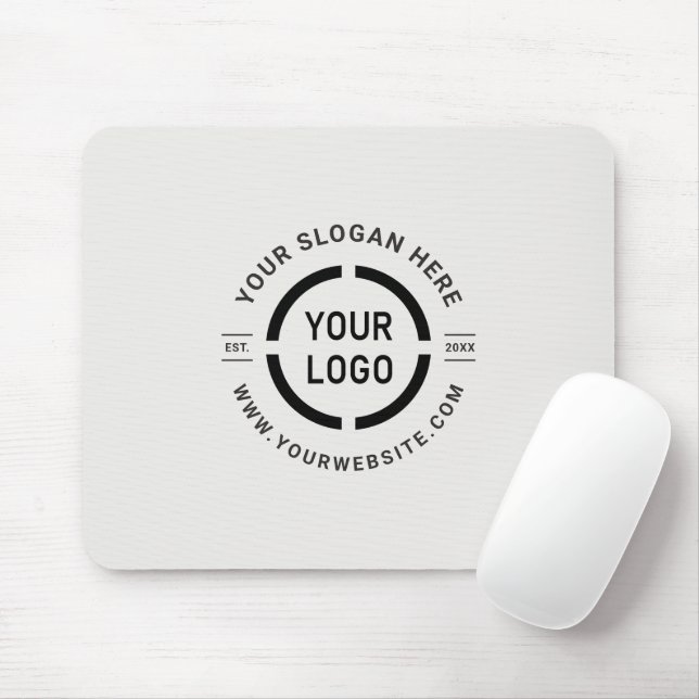 Ivory custom Logo branded promotional Mouse Pad (With Mouse)