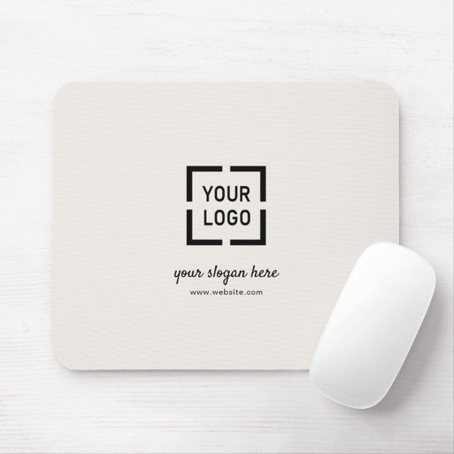 Ivory custom Logo branded promotional Mouse Pad (With Mouse)