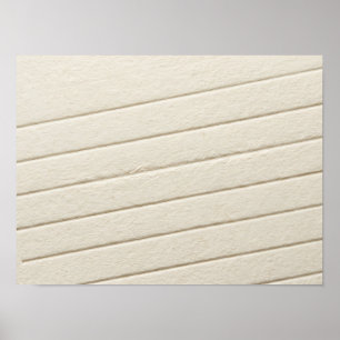 Ivory Debossed Line Paper Texture Poster