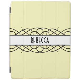 Ivory Deco Flourish iPad Smart Cover