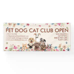 Ivory Dog Boutique Breeds Puppies Open Party Banner