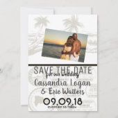 Ivory Dominican Republic Passport Save the Date (Back)