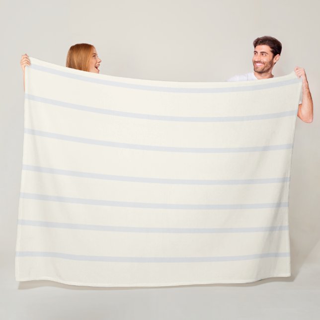 Ivory Fleece Blanket (In Situ)