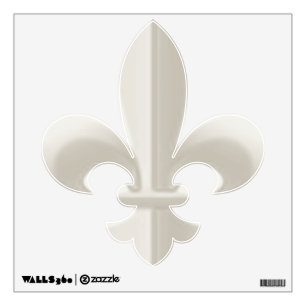 Ivory Fleur-de-Lis Wall Decal