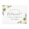 Ivory Floral Bridesmaid Proposal Postcard