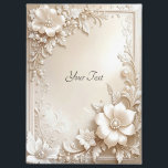 Ivory Flowers Magnet<br><div class="desc">Beautiful Ivory Flowers Magnet</div>