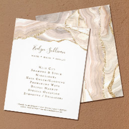 ivory gold agate flyer