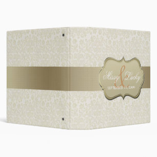 Ivory & Gold Wedding Planner/Album Binder