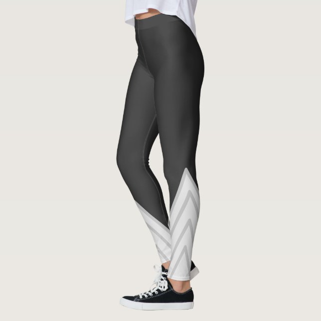 Ivory Gray Attoni Yoga Leggings  (Left)