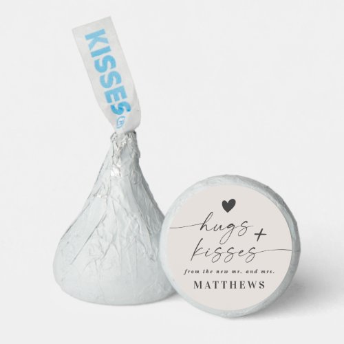 Ivory Hugs  Kisses From The New Mr  Mrs Wedding Hersheys Kisses