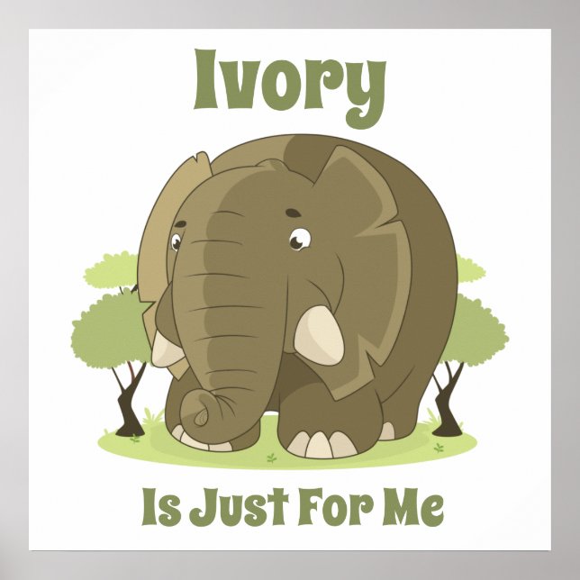 Ivory is Just For Me Poster (Front)