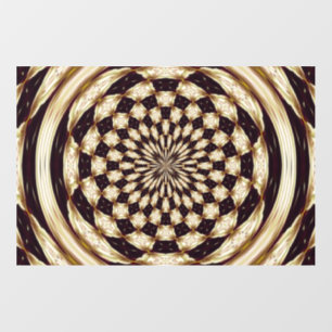 Ivory Kaleidoscope Flower Mandala Decor Wall Decal