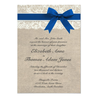 Red And Royal Blue Invitations Kit 10